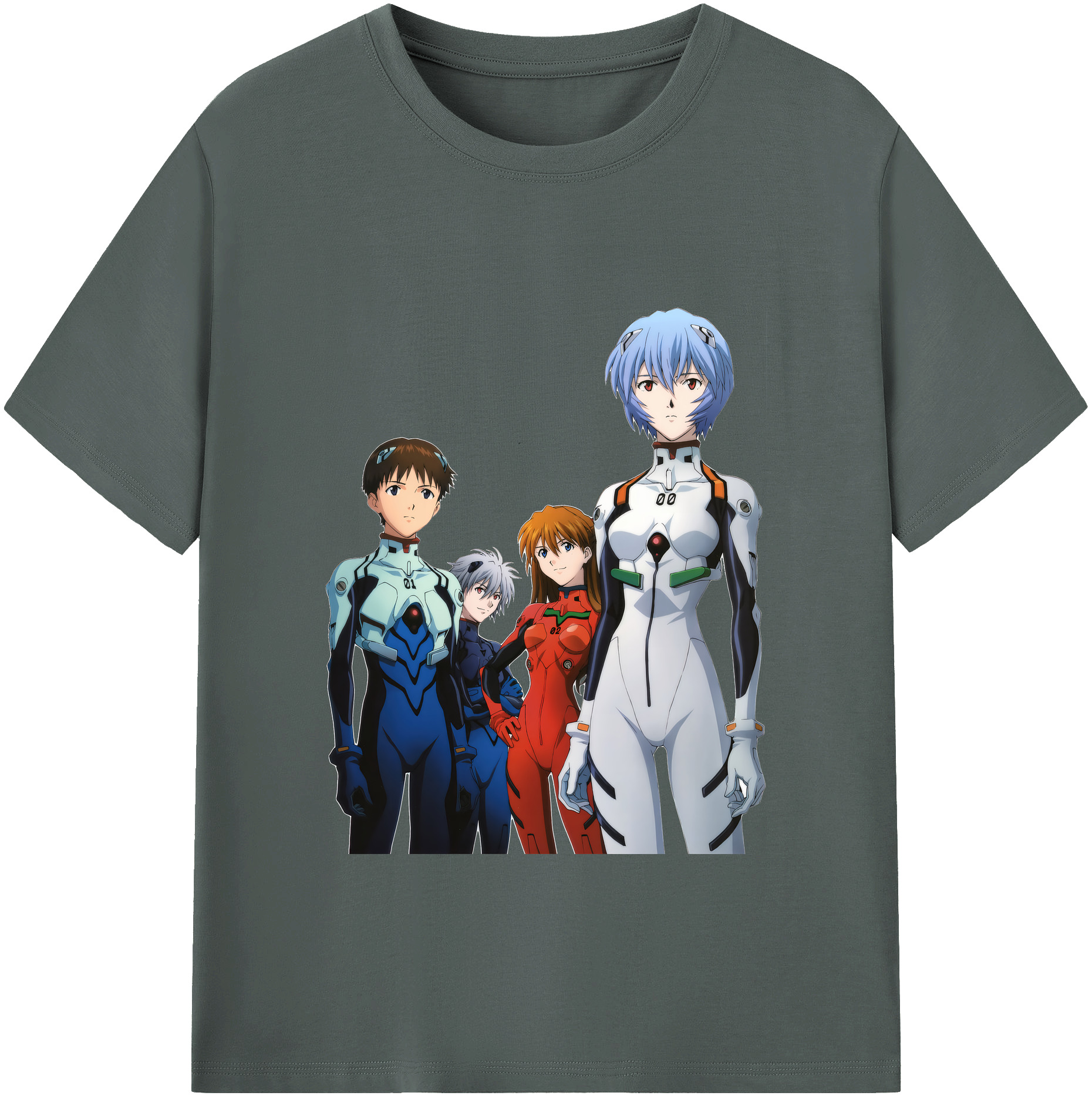 （画像用） EVA 新世紀エヴァンゲリオン 綿100％ メンズ半袖Tシャツ｜肌触りやわらか＆通気性